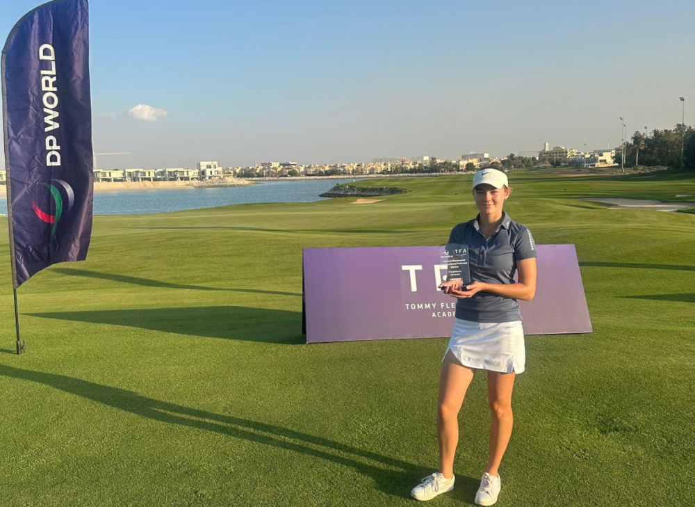 Победа Алисы Молокановой на турнире Tommy Fleetwood International в Рас-эль-Хайме.