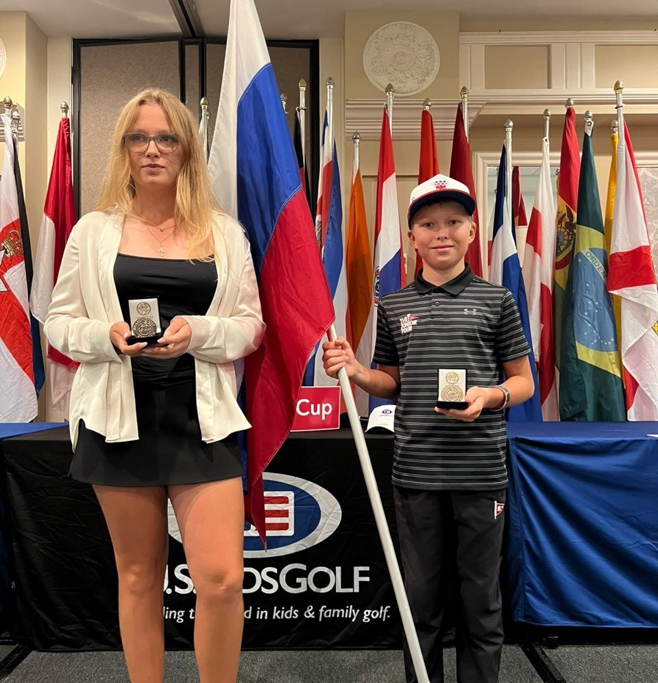 Виктор Корниенко и Александра Сивова на World Teen Championship